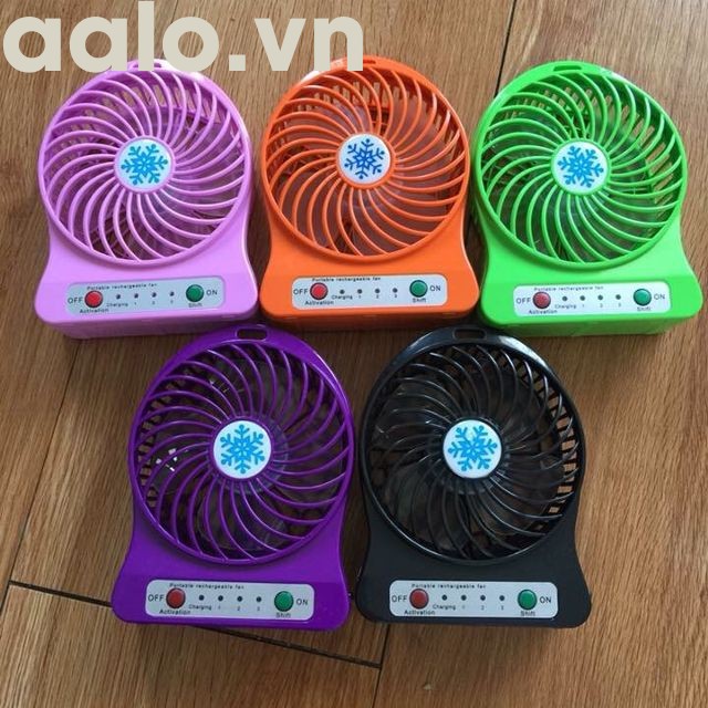 Combo 20 Quạt Sạc 3 Tốc Độ dùng pin sạc siêu mát - aalo.vn
