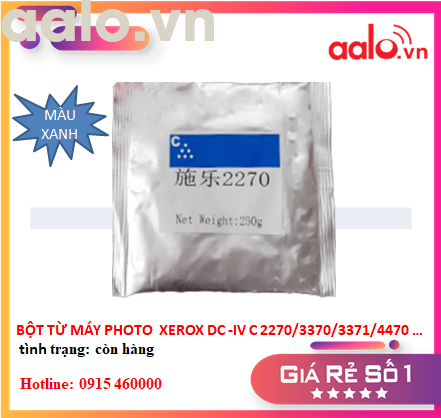 BỘT TỪ MÁY PHOTO FUJI XEROX DC -IV C 2270/3370/3371/4470/5570/2275/3375/4475/5575/6675/7775 ( MÀU XANH) - AALO.VN