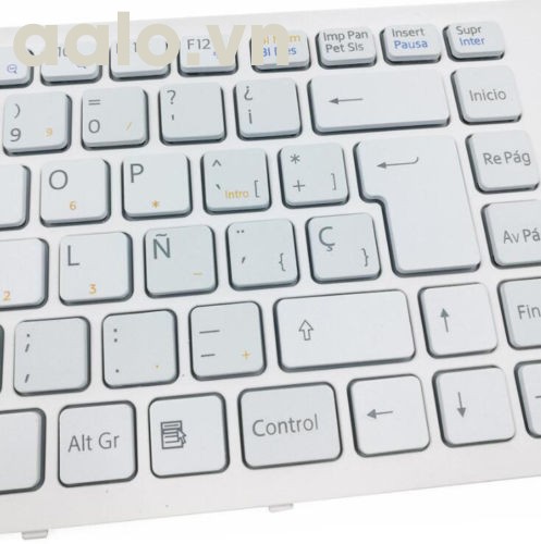 Bàn phím laptop Sony  VPC-EG VPCEG SP Laptop Keyboard With Frame White- keyboard Sony
