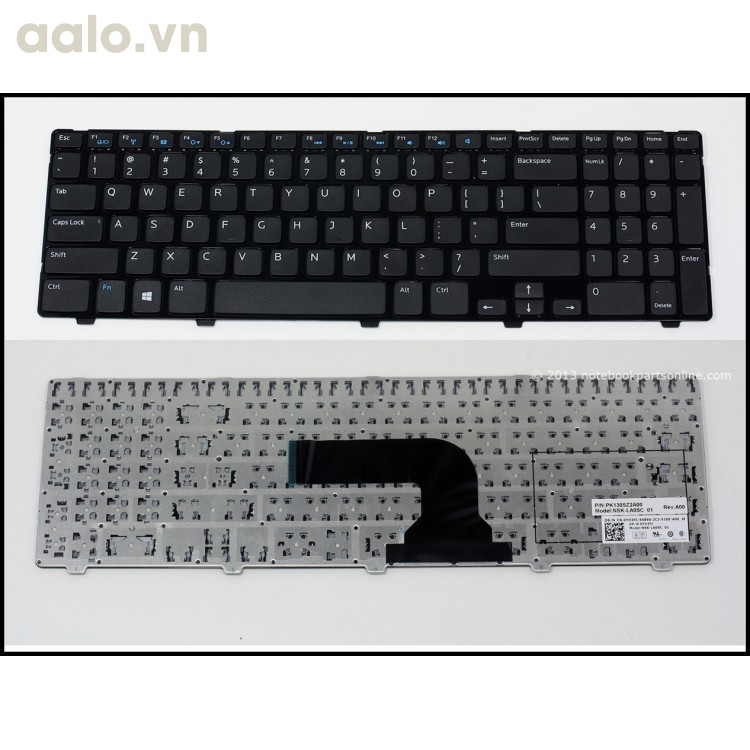 Bàn phím laptop Dell Inspiron 3521, 3537, 5521, 5537 -Keyboard Dell