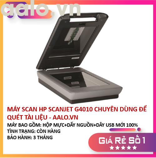 MÁY SCAN HP SCANJET G4010 CHUYÊN DÙNG ĐỂ QUÉT TÀI LIỆU - AALO.VN