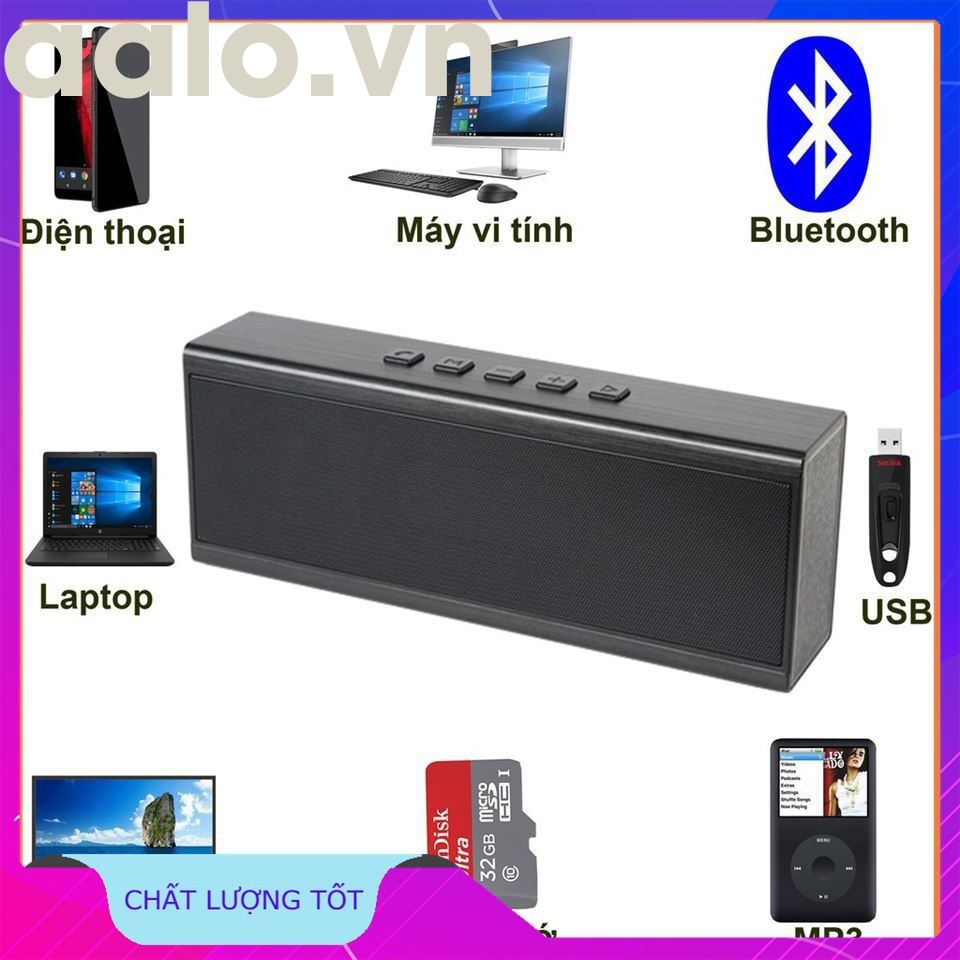 Loa X6 Bass trầm Bluetooth nghe USB Thẻ nhớ máy tính điện thoại ADP88-aalo.vn