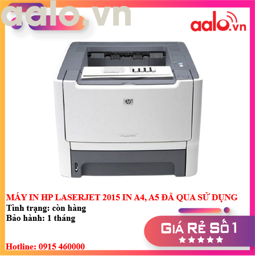 MÁY IN HP LASERJET 2015 IN A4, A5 ĐÃ QUA SỬ DỤNG - AALO.VN