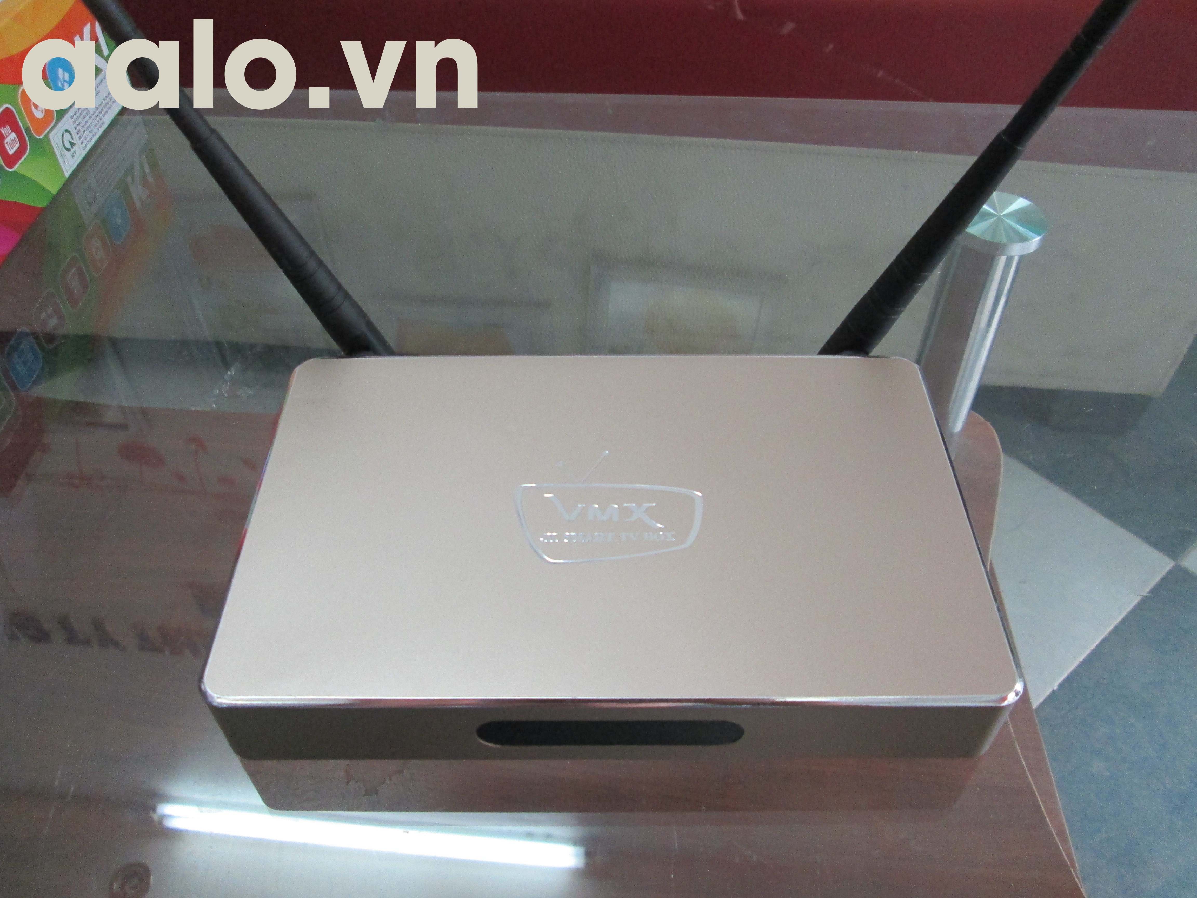 Android tivi box VMX - Smartbox biến tivi thường thành TV thông minh(Vàng)