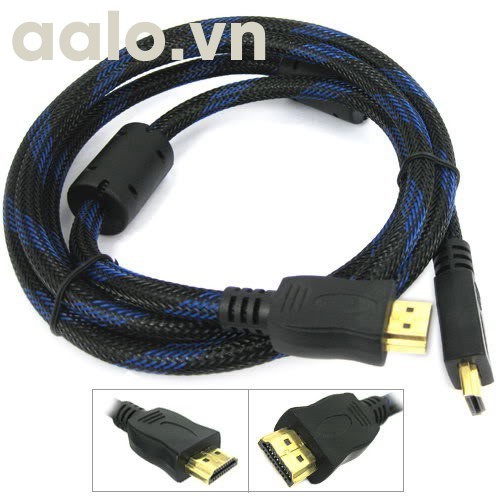 Cáp HDMI 1.5m tròn