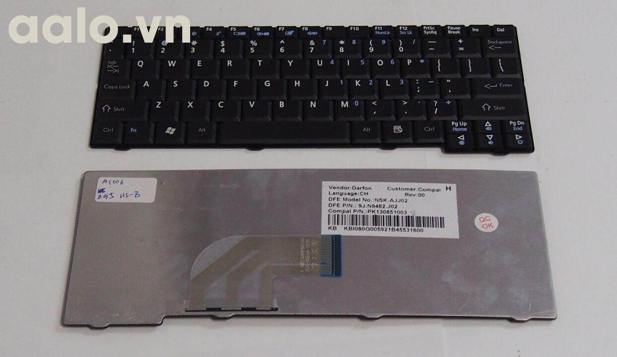 Bàn phím Laptop Acer One A110