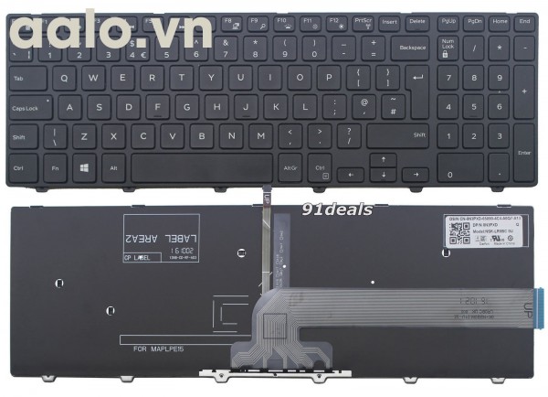 Bàn phím Laptop Dell Inspiron 3541 3542 3543 3551 3552 3555 3558 - Keyboard Dell