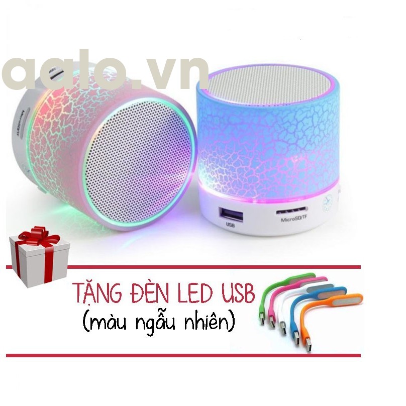 Combo 2 Loa Bluetooth có đèn led nháy theo nhạc ( tặng 1 đèn led USB xinh xắn) - aalo.vn