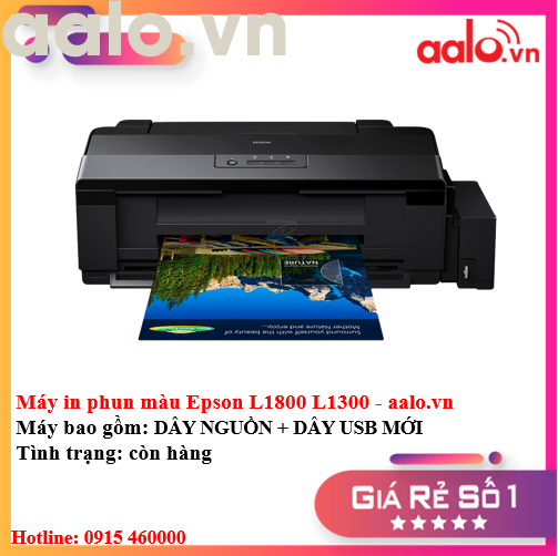 Máy in phun màu Epson L1800 L1300 - aalo.vn