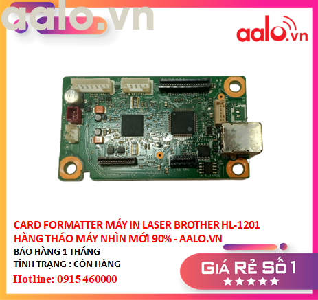 CARD FORMATTER MÁY IN LASER BROTHER HL-1201HÀNG THÁO MÁY NHÌN MỚI 90% - AALO.VN