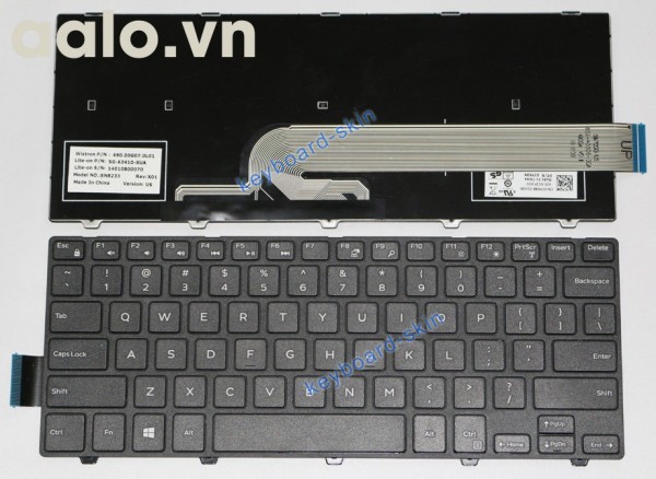 Bàn phím Laptop Dell 3441 Led