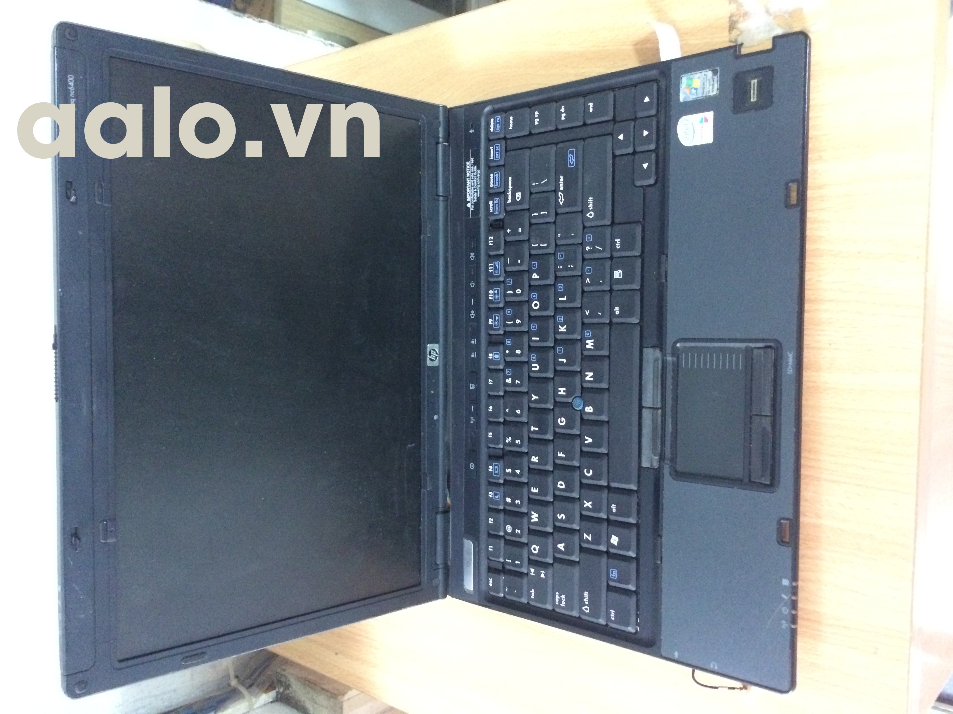 vỏ laptop cũ HP 6910  mặt A,B,D