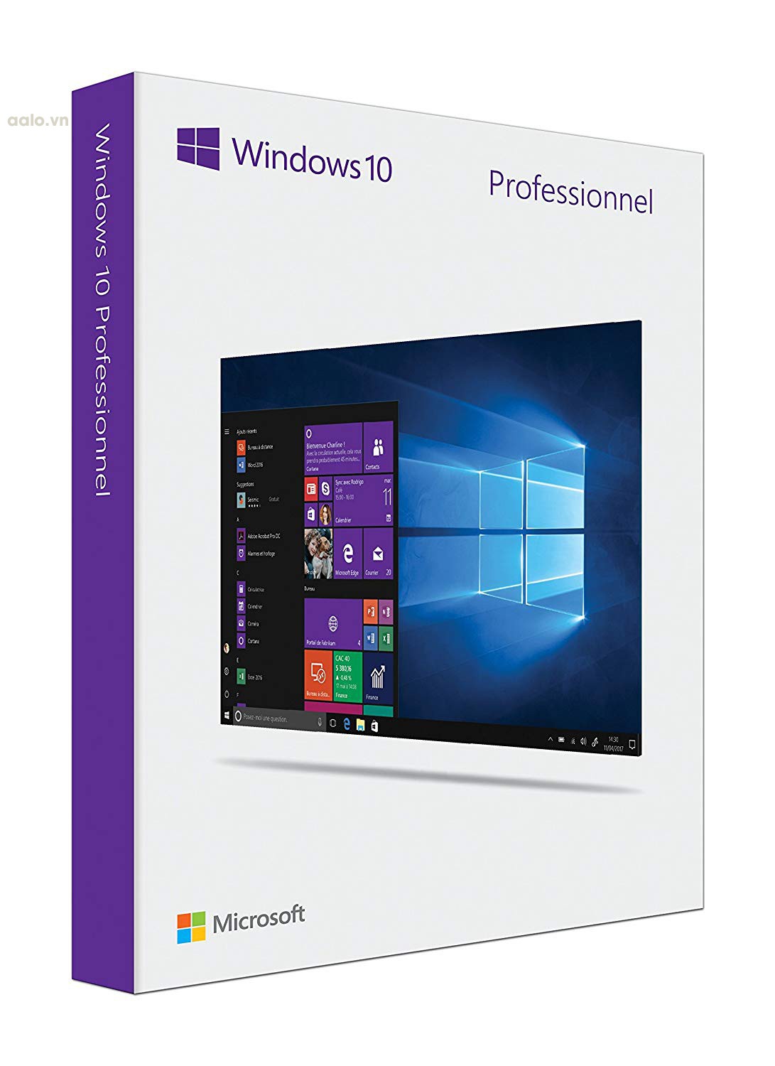 Windows 10 Pro Full Retail Key 32/64 Bit 1 Người dùng (trọn đời)