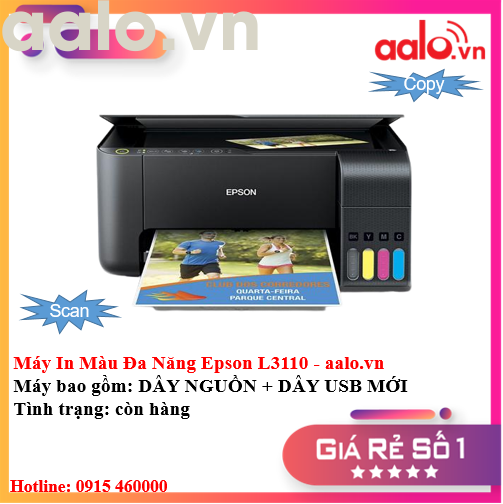 Máy In Màu Đa Năng Epson L3110 - aalo.vn