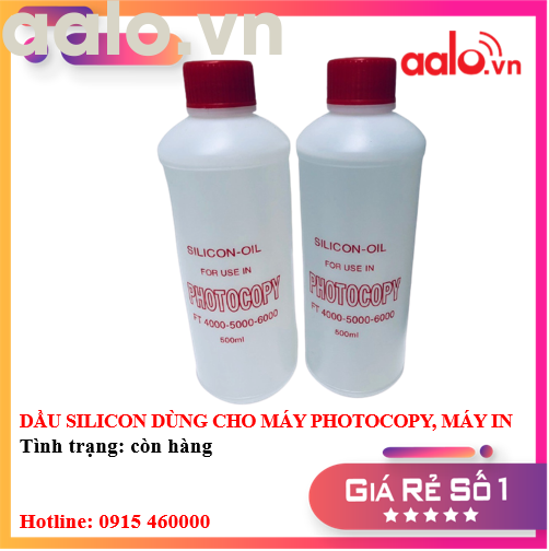 DẦU SILICON DÙNG CHO MÁY PHOTOCOPY, MÁY IN - 500ml (Chất lượng cao) - AALO.VN