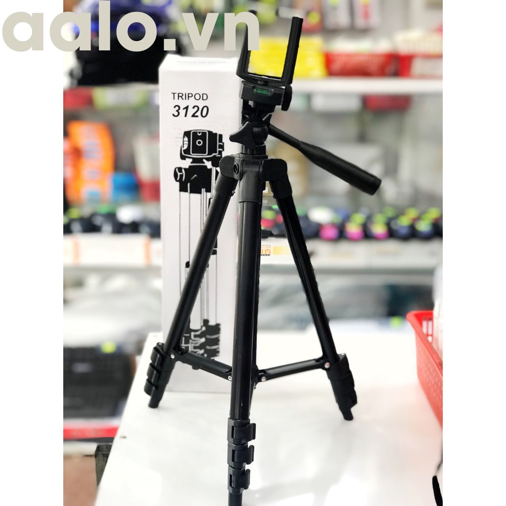 Gậy 3 chân Tripod TF 3120 mẫu mới 2018 ( tặng kèm đầu kẹp điện thoại và remote)