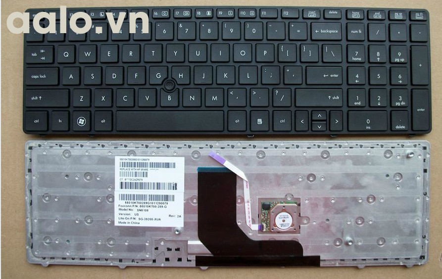 Bàn phím laptop HP 8560P 6560  8570P 6560B 6565B - keyboard HP