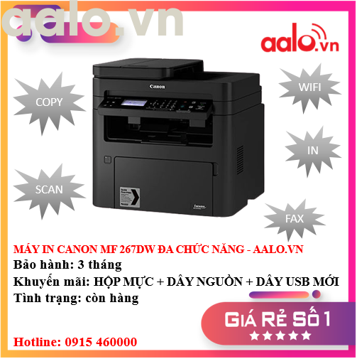 MÁY IN CANON MF 267DW ĐA CHỨC NĂNG - AALO.VN