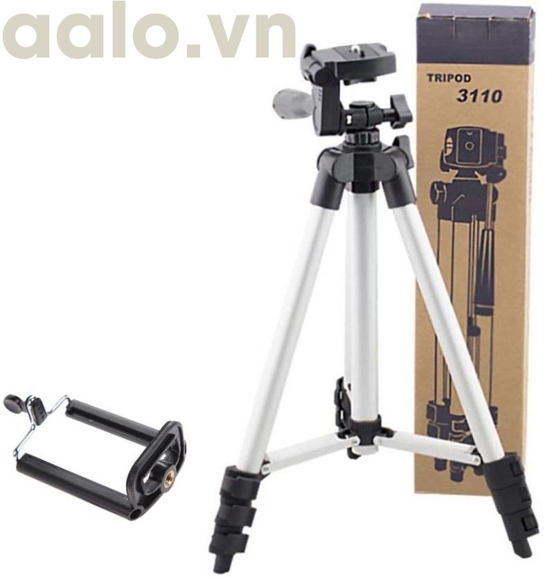 Bộ 1 Tripod TF-3110 kèm 1 Kẹp điện thoại