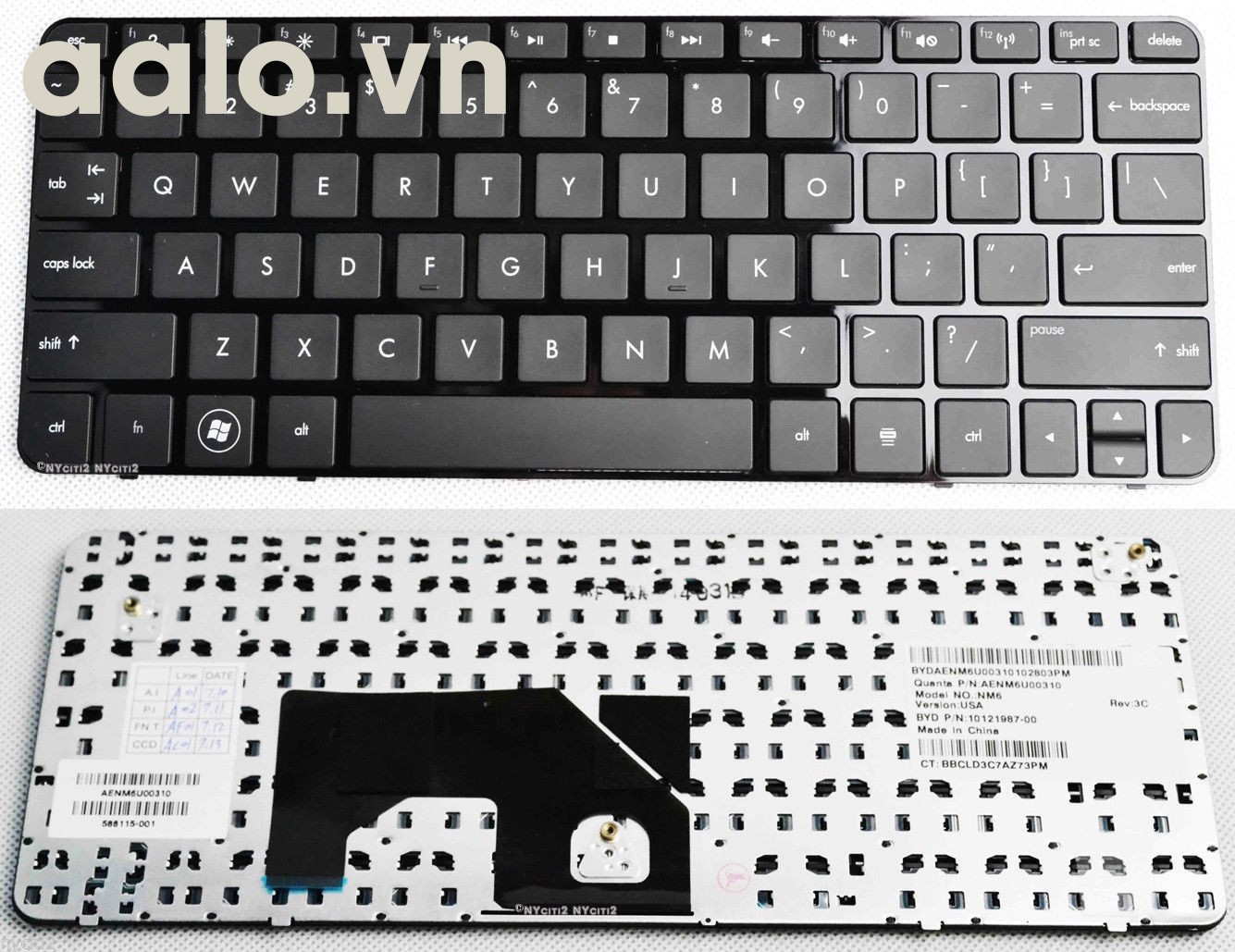 Bàn phím laptop HP Mini210 - keyboard HP 