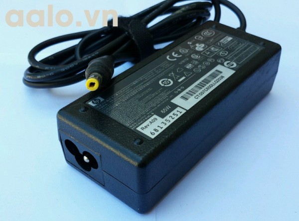 Sạc pin laptop Hp 18.5V - 3.5A  chân vàng  - Adapter HP