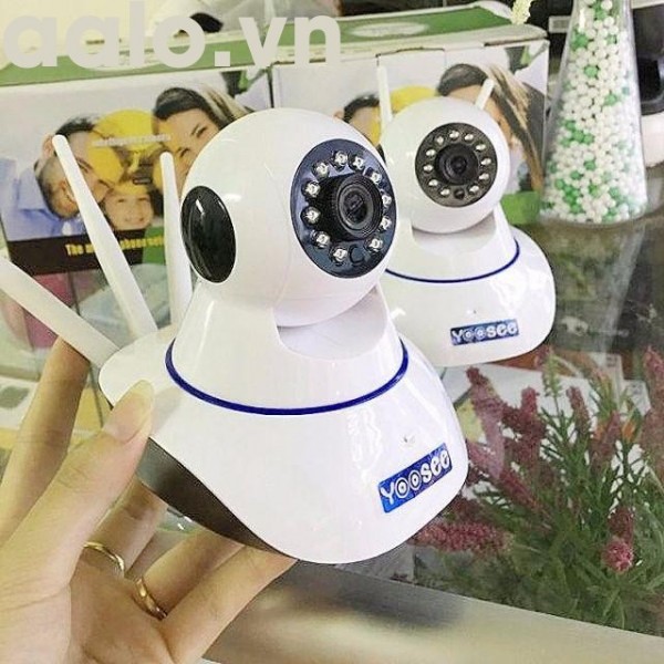 Camera 3 râu dùng phần mềm yoosee xoay 360 độ bắt wifi cực khỏe-aalo.vn