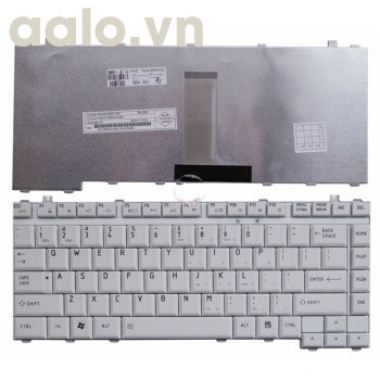 Bàn phím laptop TOSHIBA M200 A200, A300, A305, M300, M500 trắng - Keyboard TOSHIBA