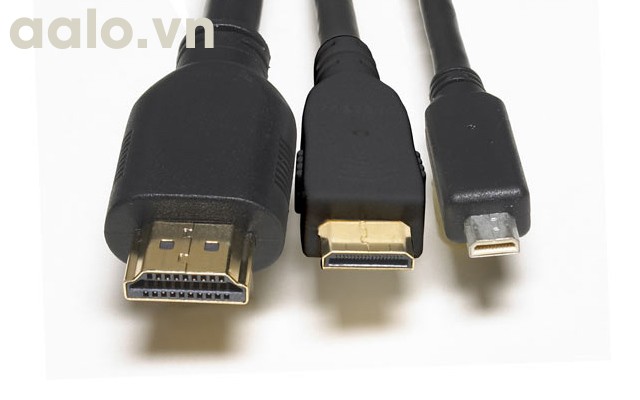 Dây HDMI 3 in 1 ( miniHDMI, microHDMI, HDMI ra HDMI )