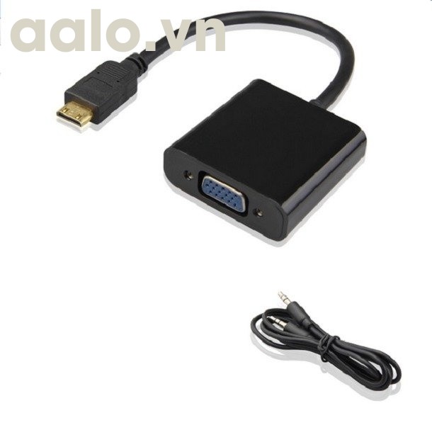 Dây micro HDMI ra VGA dài 20Cm