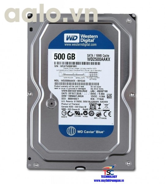 Ổ cứng Western HDD 500Gb | dùng cho máy tính bàn