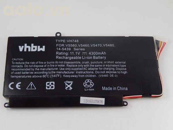 Pin Laptop Dell Vostro4300mAh 11.1V Li-Po for Dell Inspiron 14-5439, Vostro 14-5480- Battery Dell