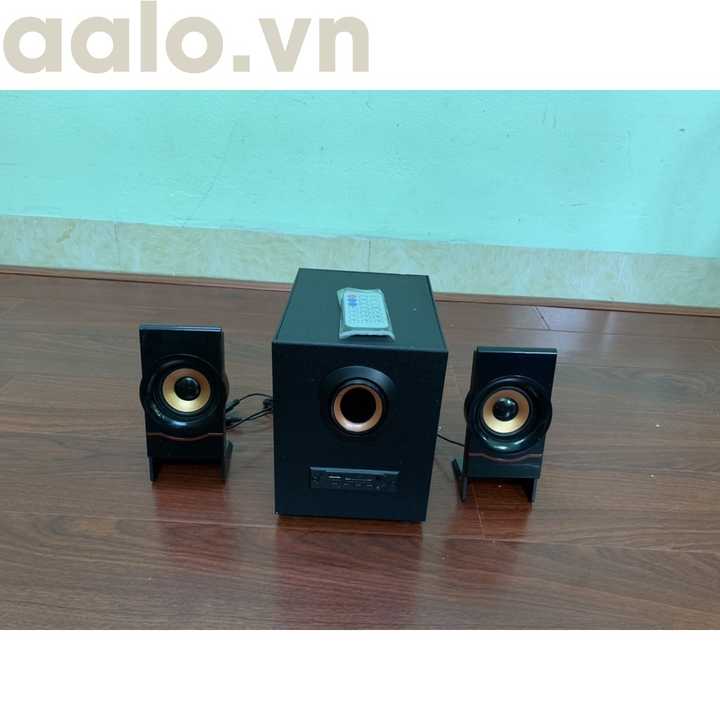 Loa Bluetooth Super Bass di động loa Vi Tính điện thoại, laptop, máy tính Cao cấp - bộ 3 loa FT - C10U (Có Điều Khiển) - aalo.vn
