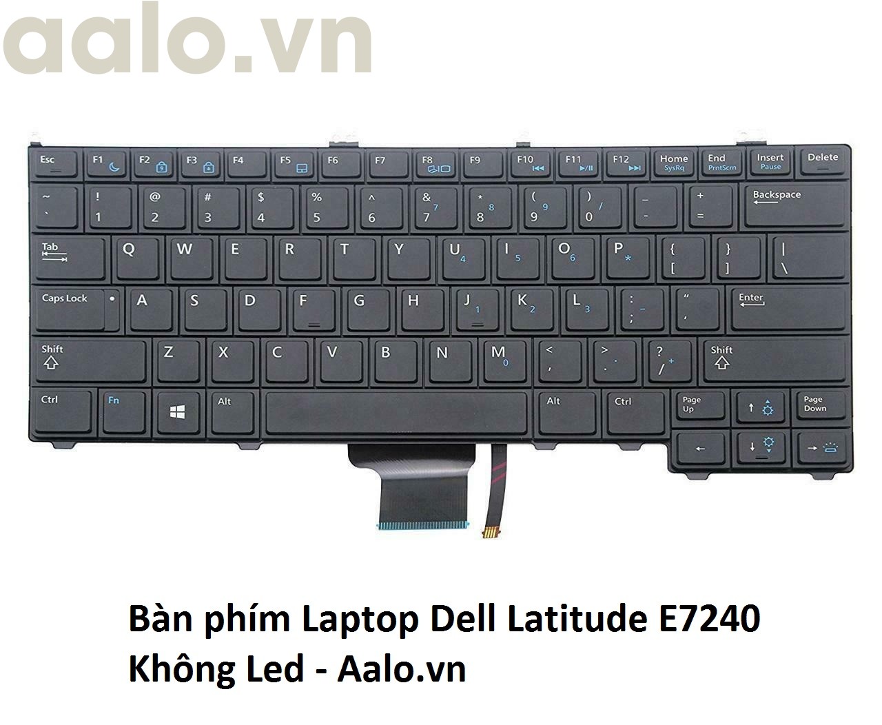 Bàn phím Laptop Dell Latitude E7240 Không Led