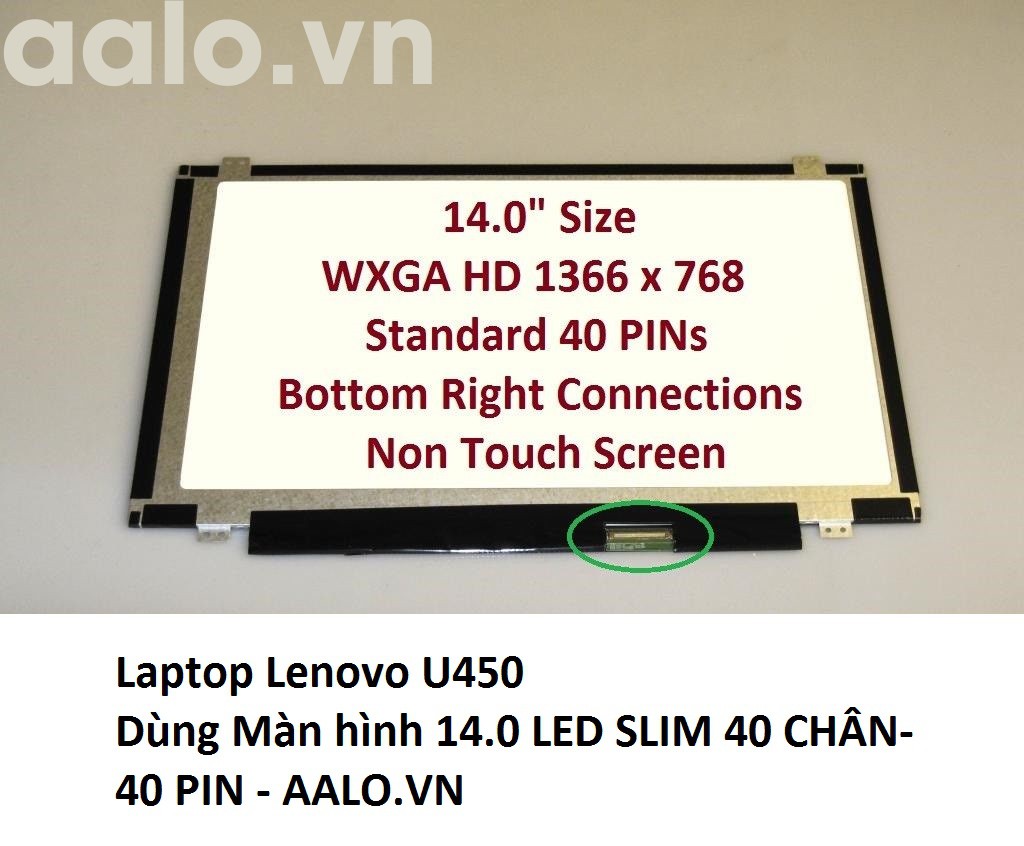 Màn hình laptop Lenovo U450