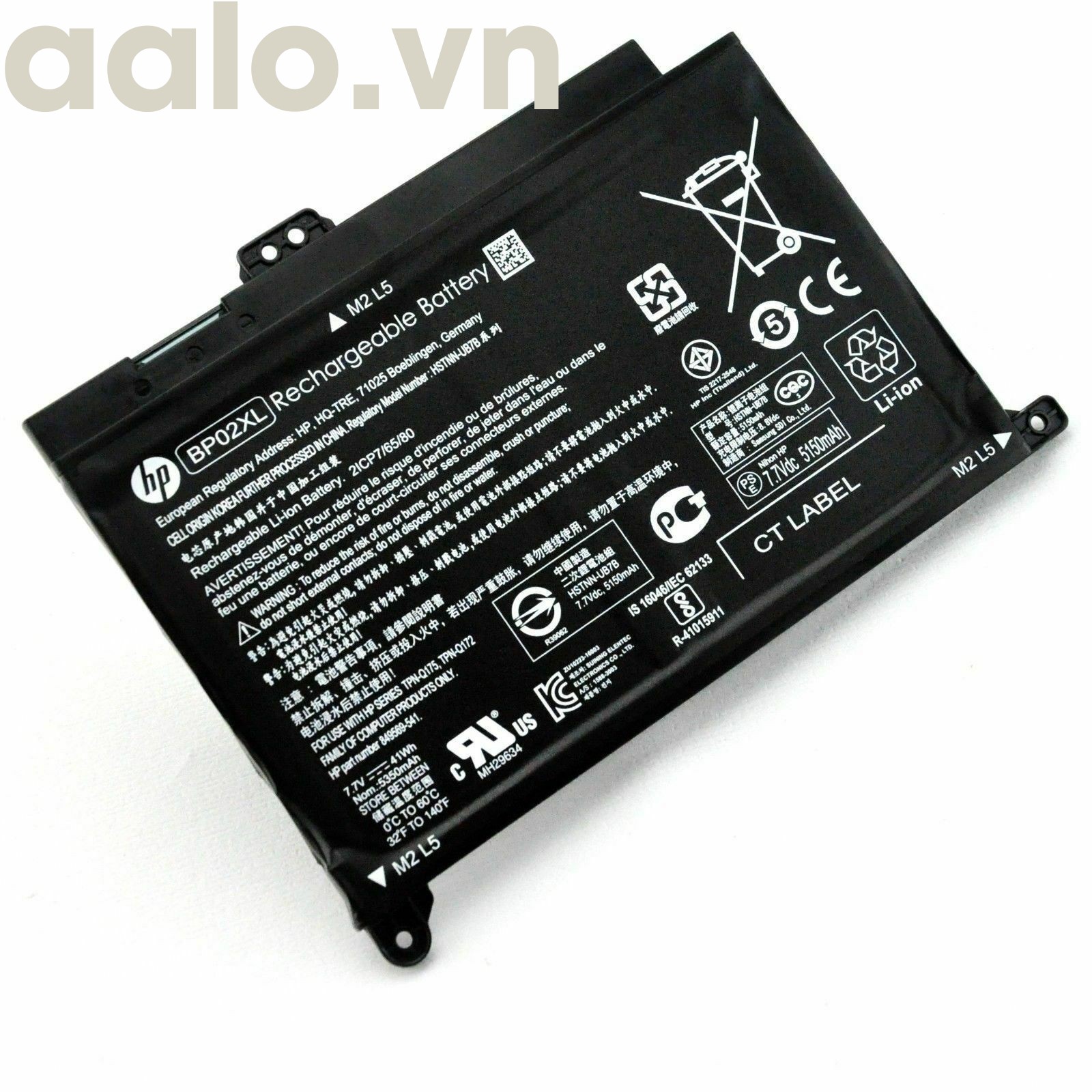 Pin laptop HP BP02XL ZIN/15-AU BU7B