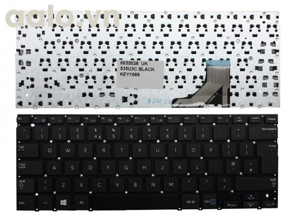 Bàn phím Laptop Samsung 530U3C - keyboard Samsung
