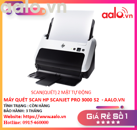 MÁY QUÉT SCAN HP SCANJET PRO 3000 S2 ĐÃ QUA SỬ DỤNG - AALO.VN