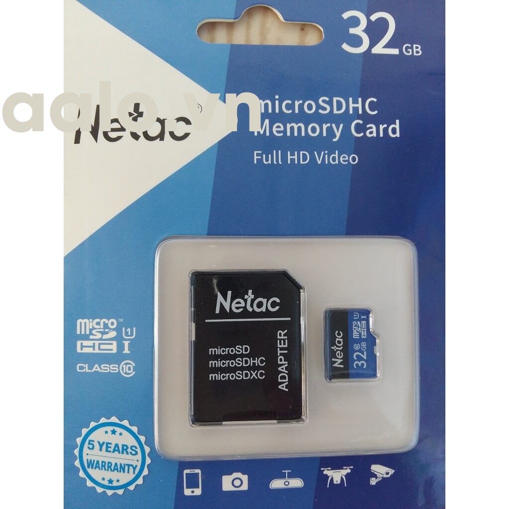 ( SIÊU SẬP GIÁ ) Thẻ nhớ MicroSD Netac 32G - aalo.vn