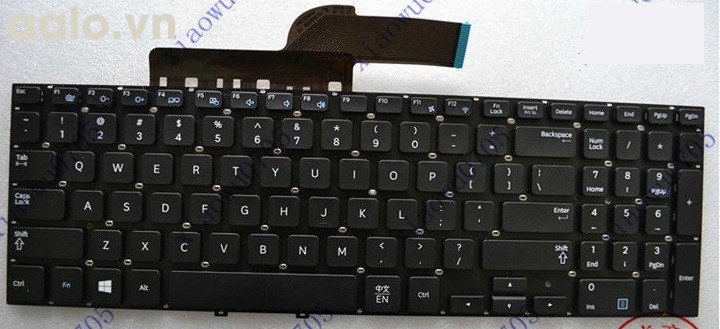 Bàn phím laptop Samsung NP270E5V NP275E5V NP270E5E 275E5E - Keyboard Samsung