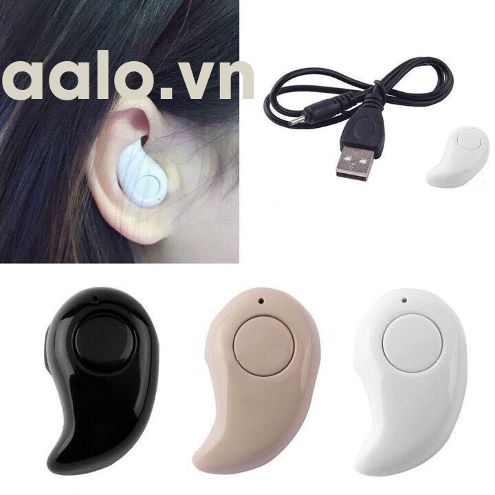 Tai nghe Bluetooth siêu nhỏ S530, Có mic đàm thoại - aalo.vn