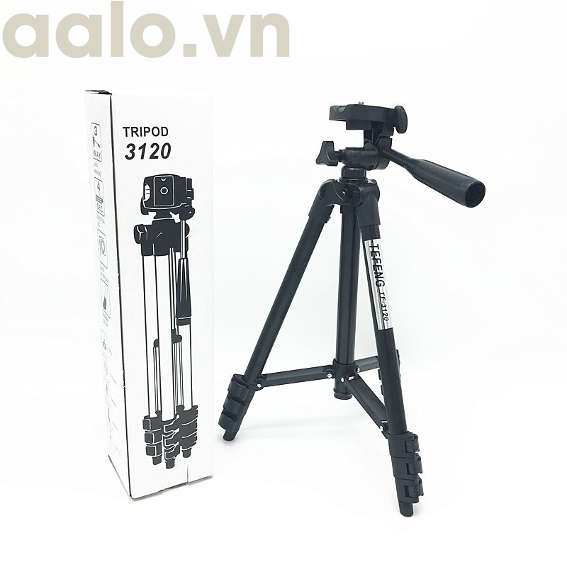 Bộ 1 Tripod TF-3120 kèm 1 Kẹp điện thoại và 1 Remote (Tặng Giá Đỡ Bạch Tuộc Đa Năng)