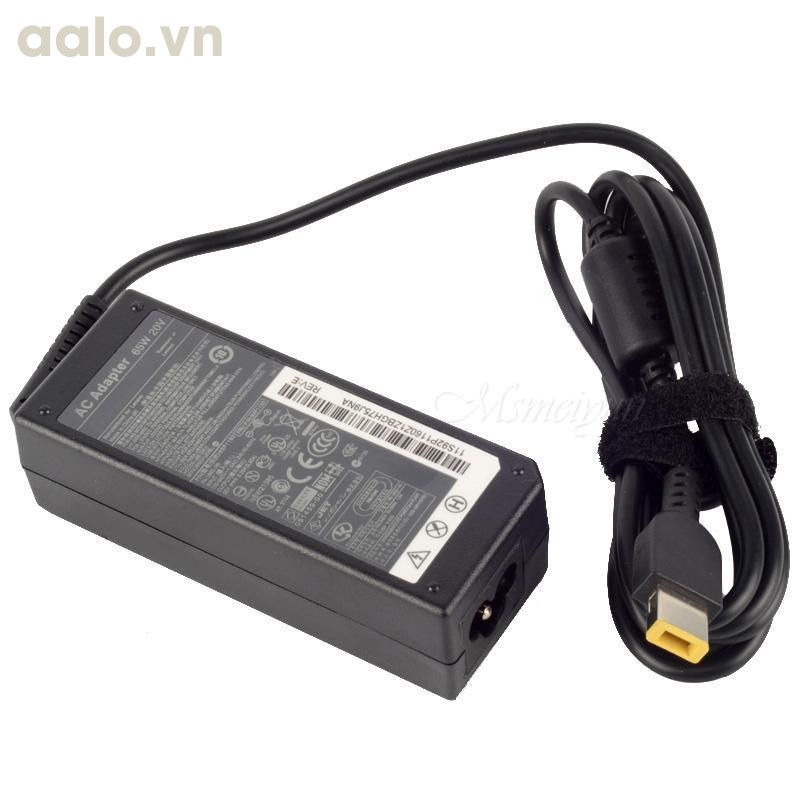 Sạc pin laptop Lenovo 20V - 3.25A chân vuông - Adapter Lenovo