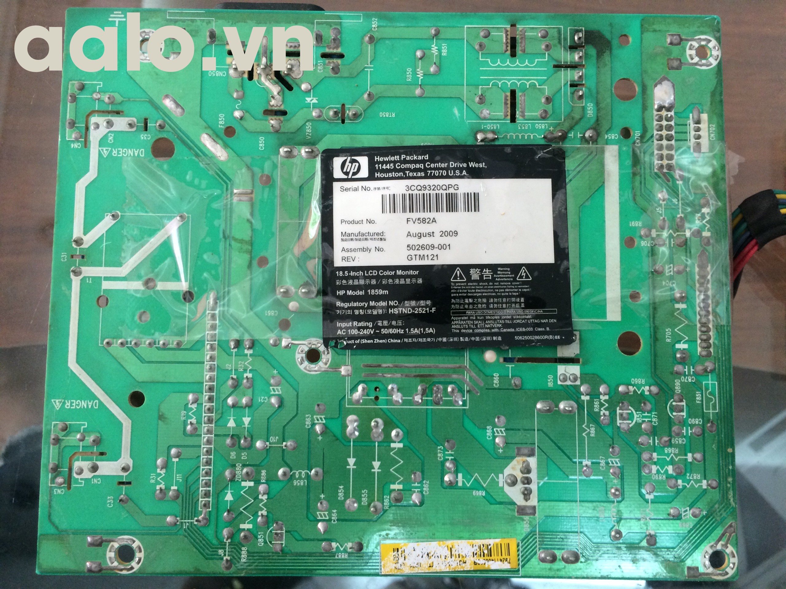 Bo nguồn và tín hiệu HP Fv582a