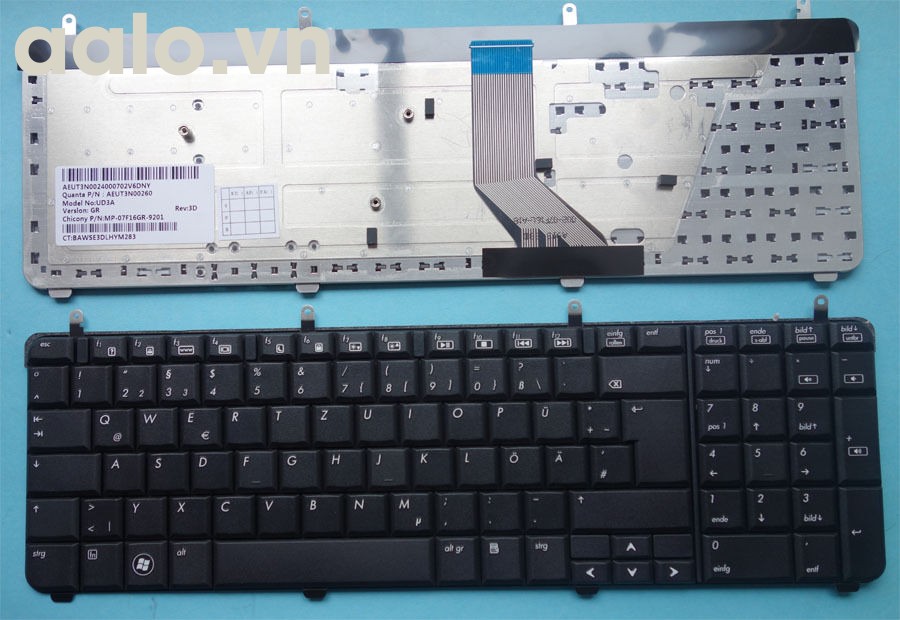 Bàn phím laptop HP DV7-2000 dv7-3000 - keyboard HP
