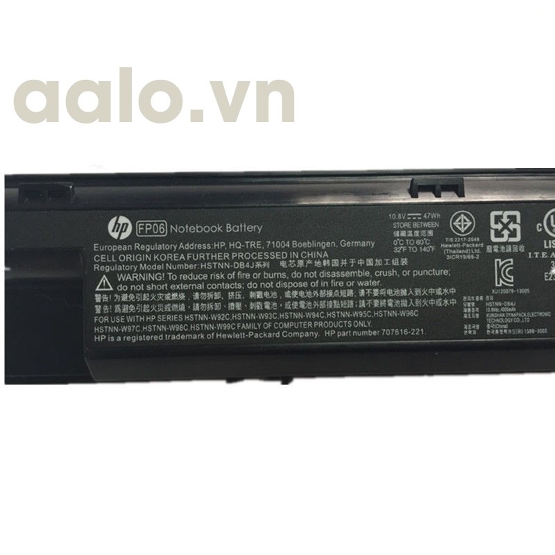 Pin Laptop HP ProBook 440 G0/450 G0/455 G1/470 G0 - Battery HP