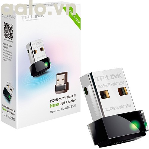 CẠC MẠNG KHÔNG DÂY TP-LINK TL-WN725N 150MBPS - AALO.VN