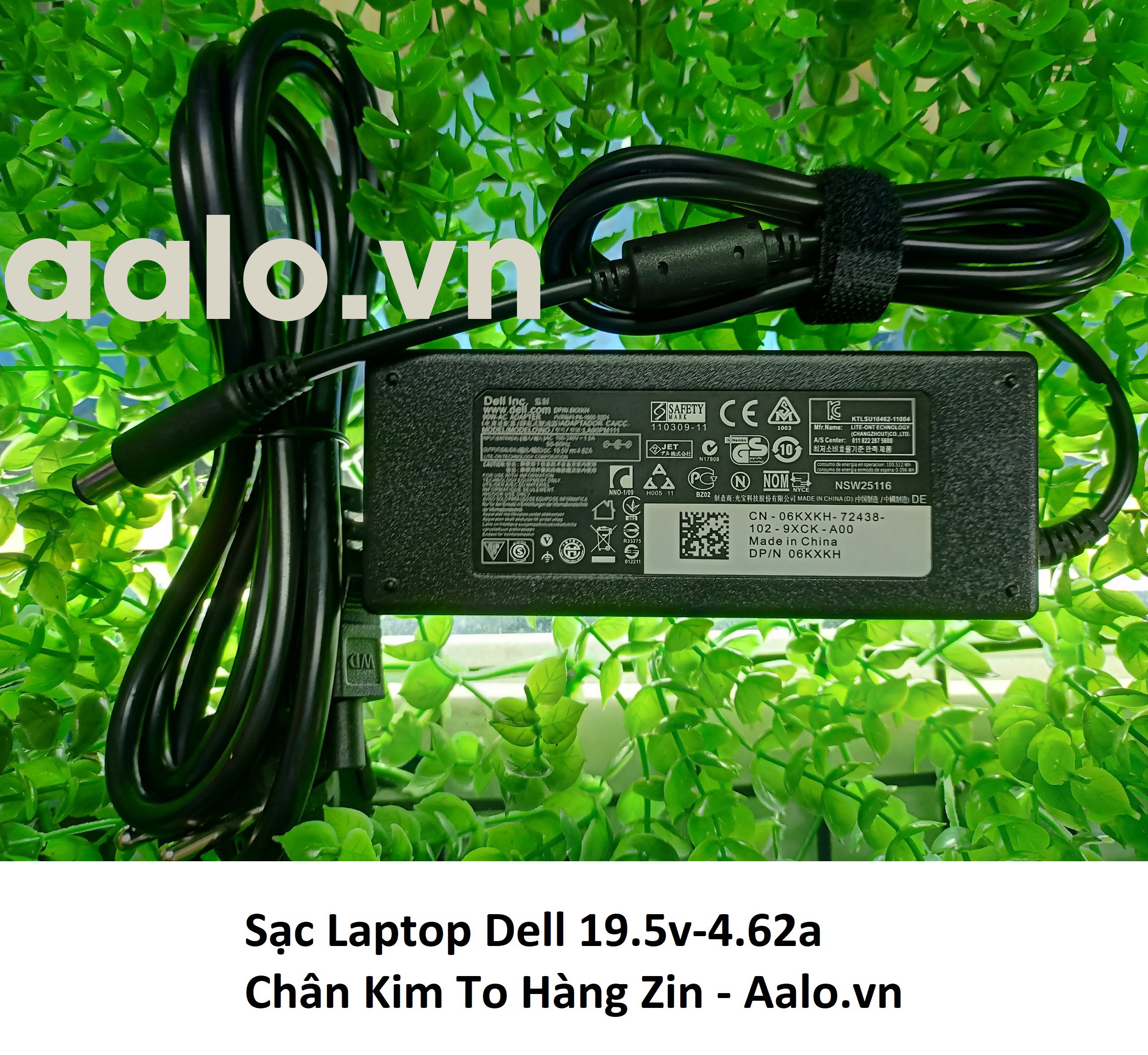 Sạc Laptop Dell 19.5v-4.62a Chân Kim To Hàng Zin