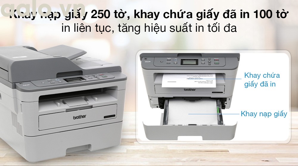 Máy in laser trắng đen đa năng Brother DCP-B7535DW Wifi
