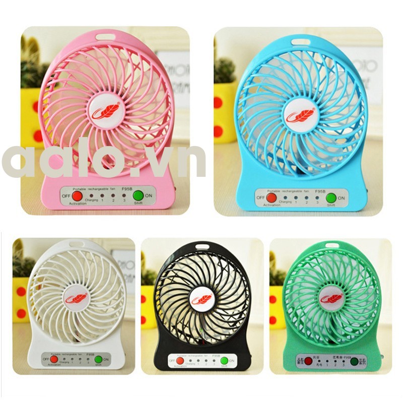 Combo 20 Quạt Sạc 3 Tốc Độ dùng pin sạc siêu mát - aalo.vn