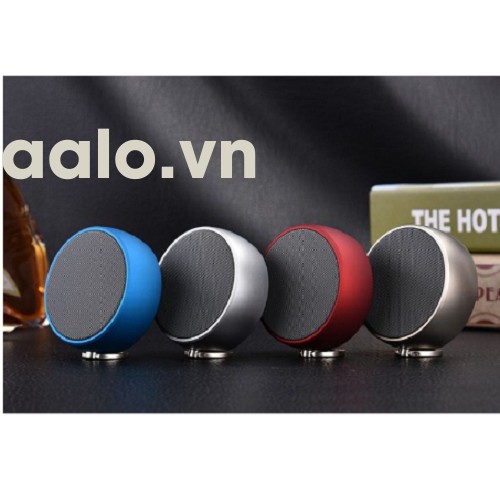  Loa Bluetooth Mini BS-02 Vỏ Kim Loại, Âm Thanh Hay, Có Móc Treo Tiện Lợi (Có Khe Cắm Thẻ Nhớ, Cổng 3.5) - aalo.vn